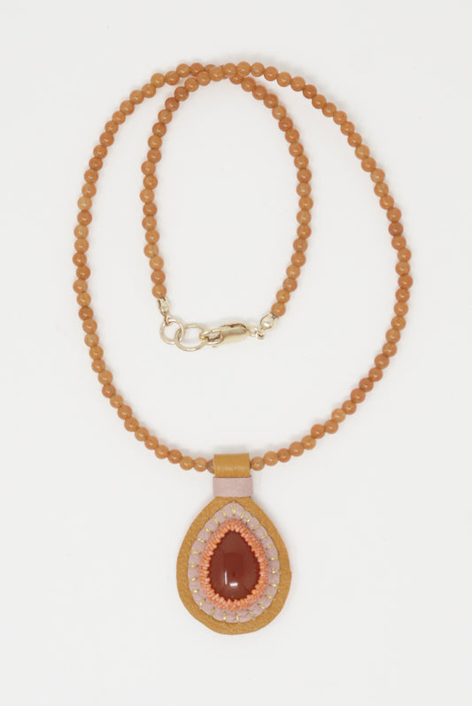 Robin Mollicone - Charm Necklace in Carnelian