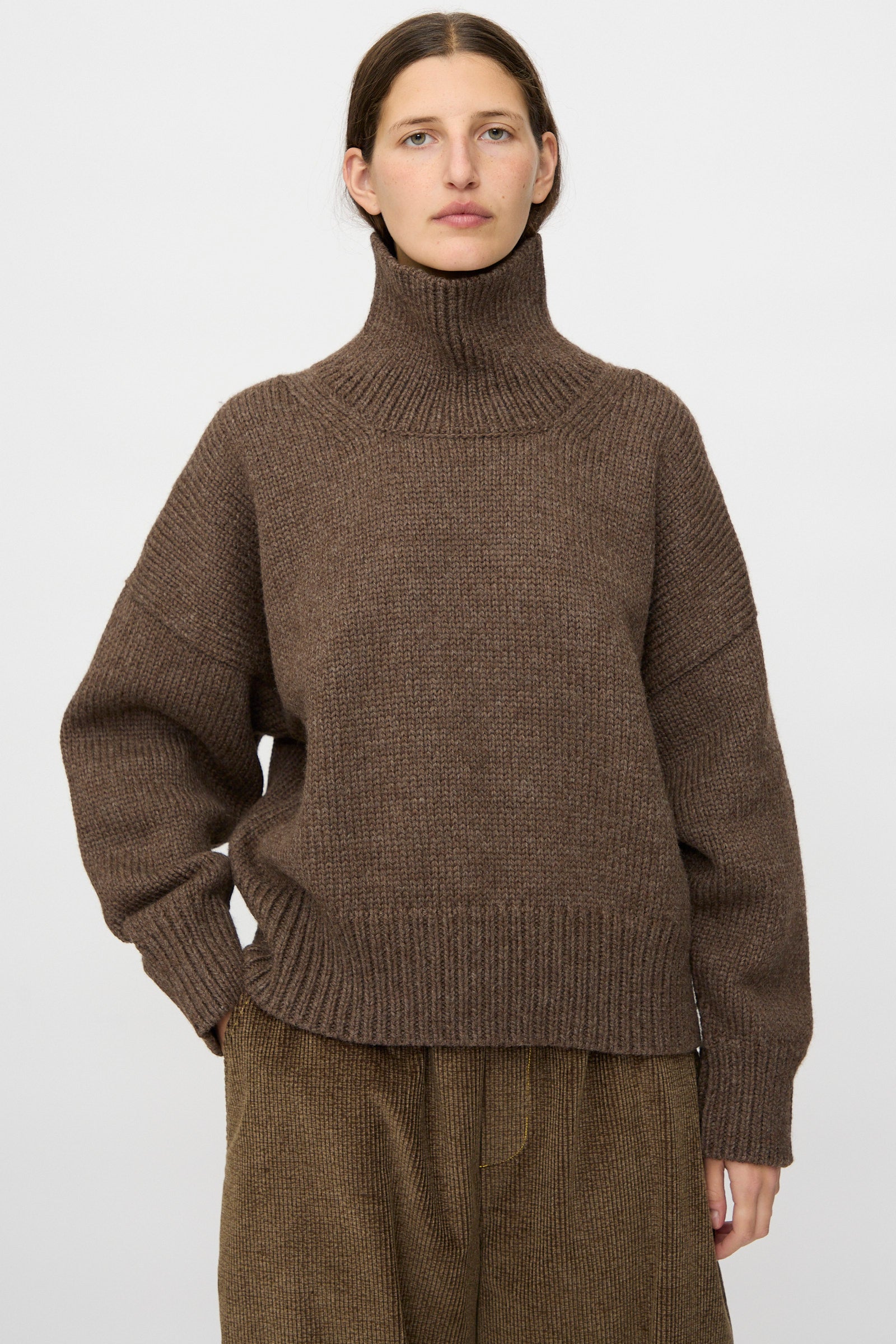 Misha & Puff - Turtleneck Sweater in Oak | Oroboro Store | Misha