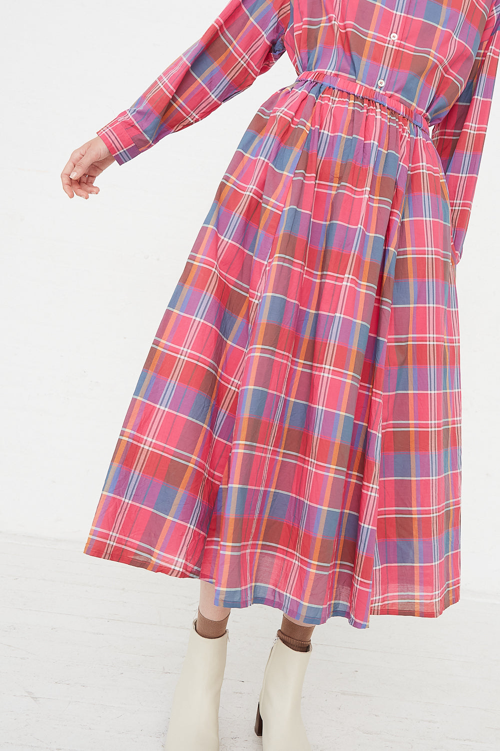 Ichi - Skirt in Pink front view