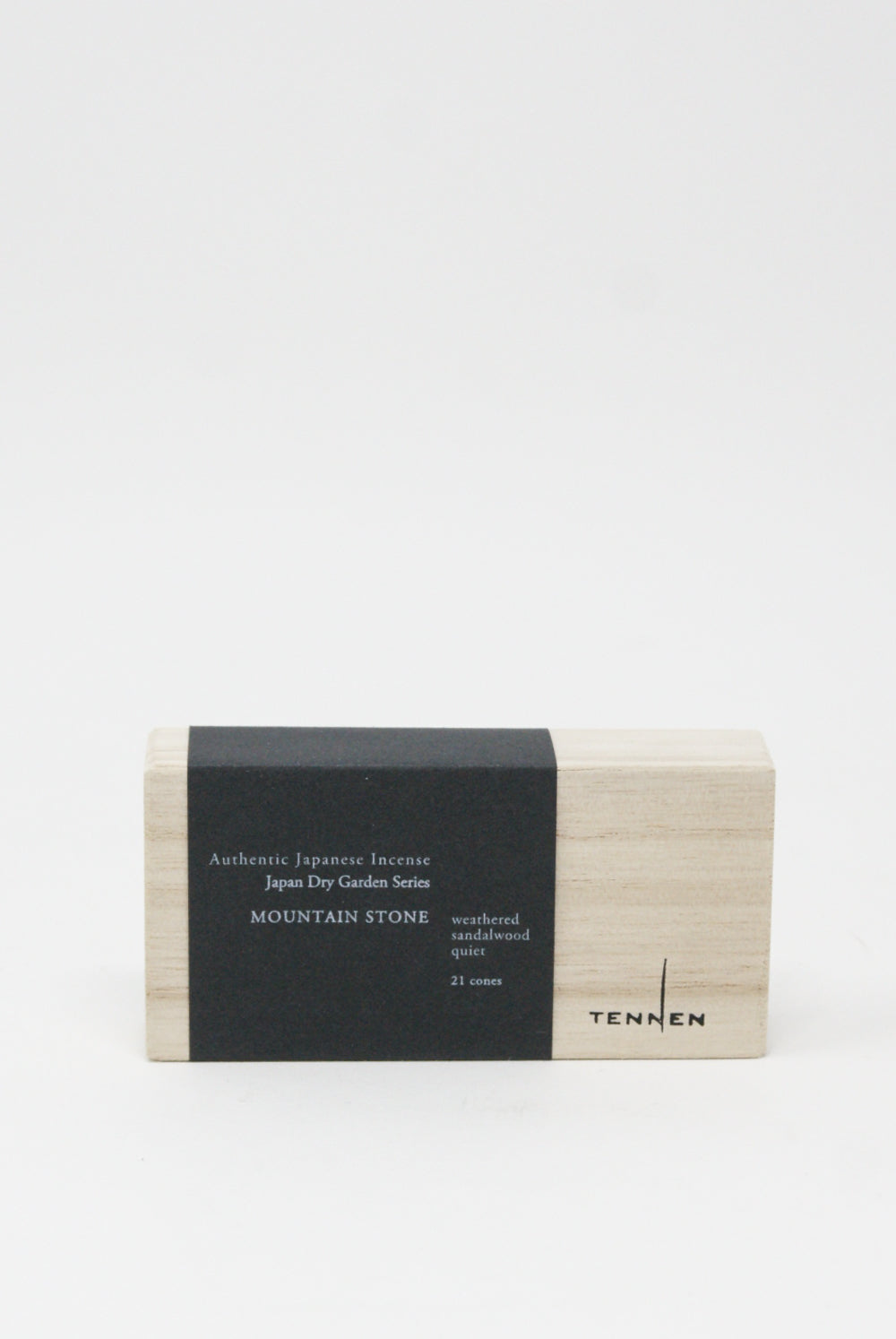 Tennen Cone Incense Box of 21 in Mountain Stone