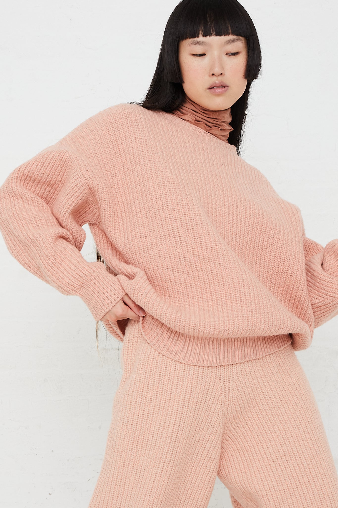 Mea Pullover in Pink Fa