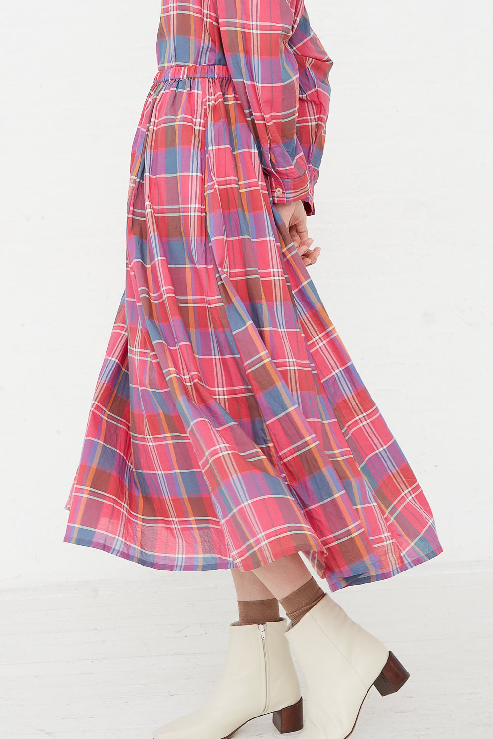 Ichi - Skirt in Pink side detail