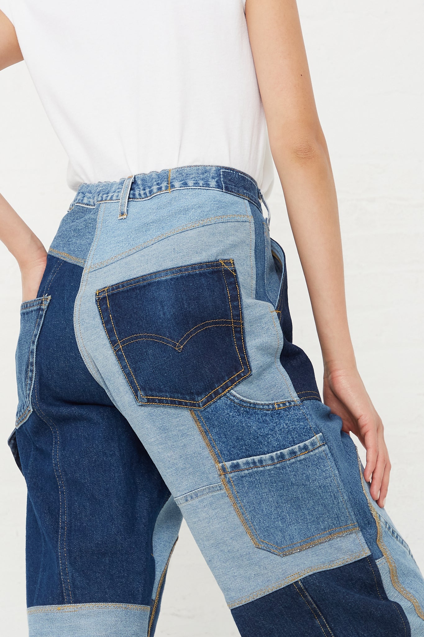 WildRootz - Reworked Jeans in Blue Variation B - M | Oroboro Store ...