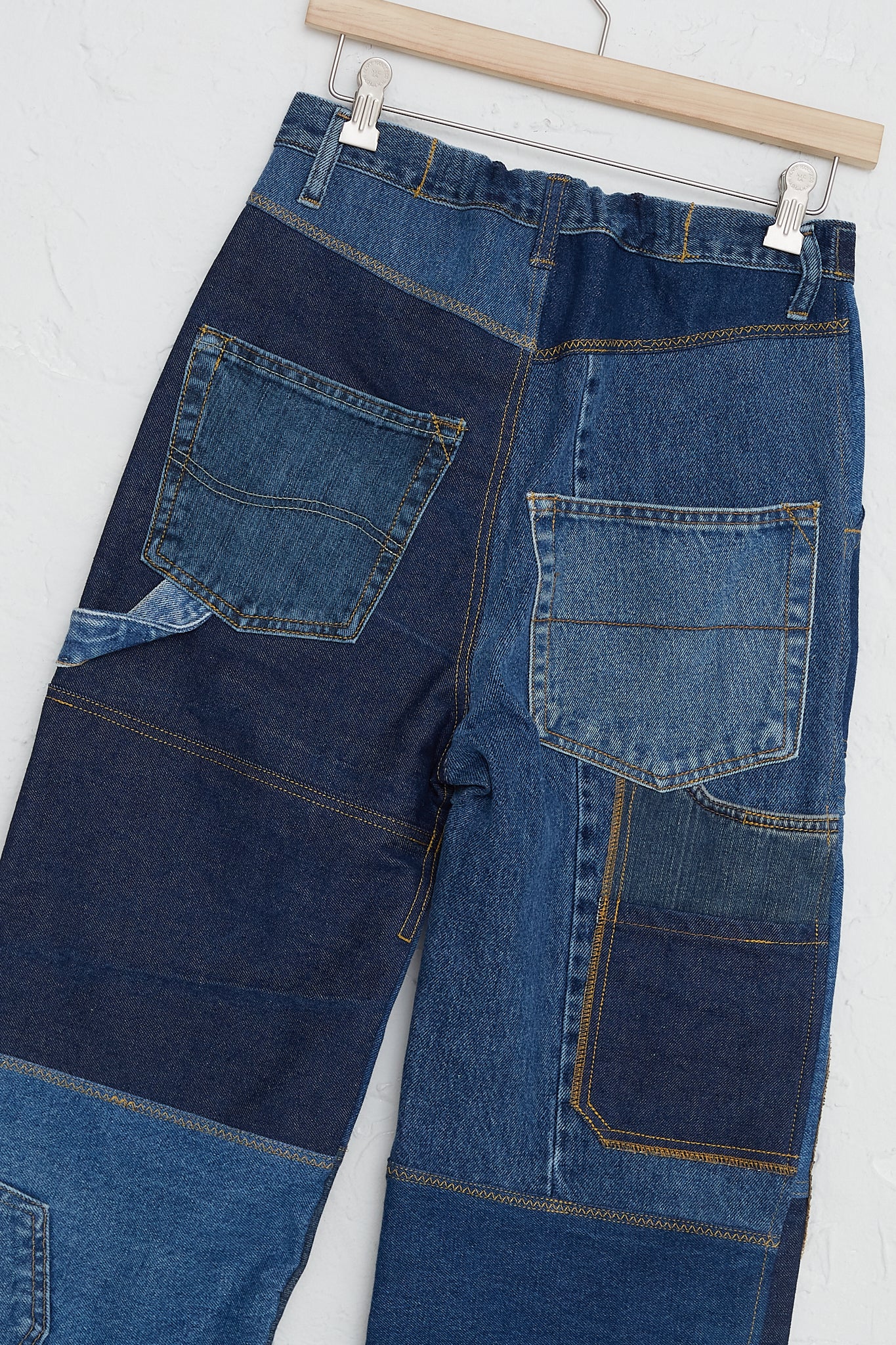 WildRootz - Reworked Jeans in Blue Variation B  - S back pocket detail