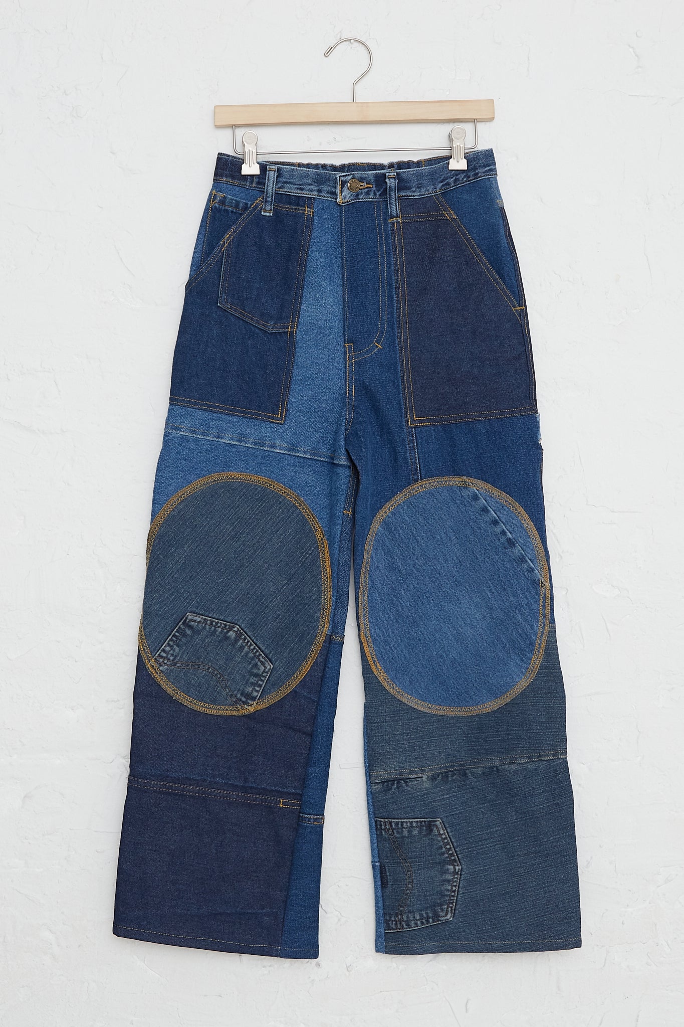 WildRootz - Reworked Jeans in Blue Variation B  - S front view