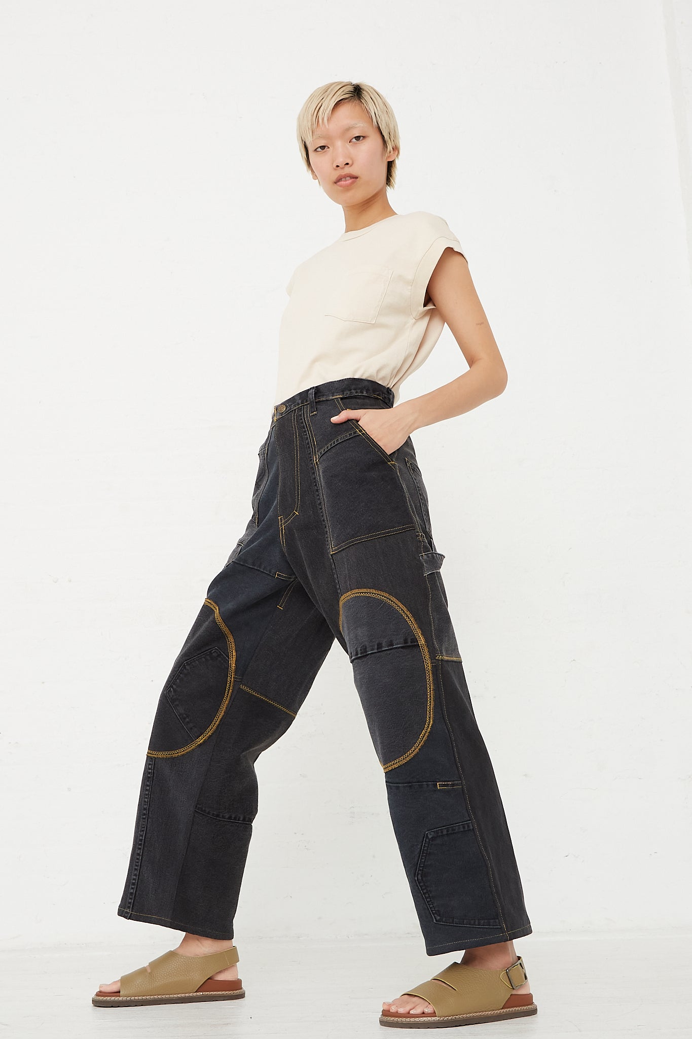 WildRootz - Reworked Jeans in Black Variation B - M | Oroboro