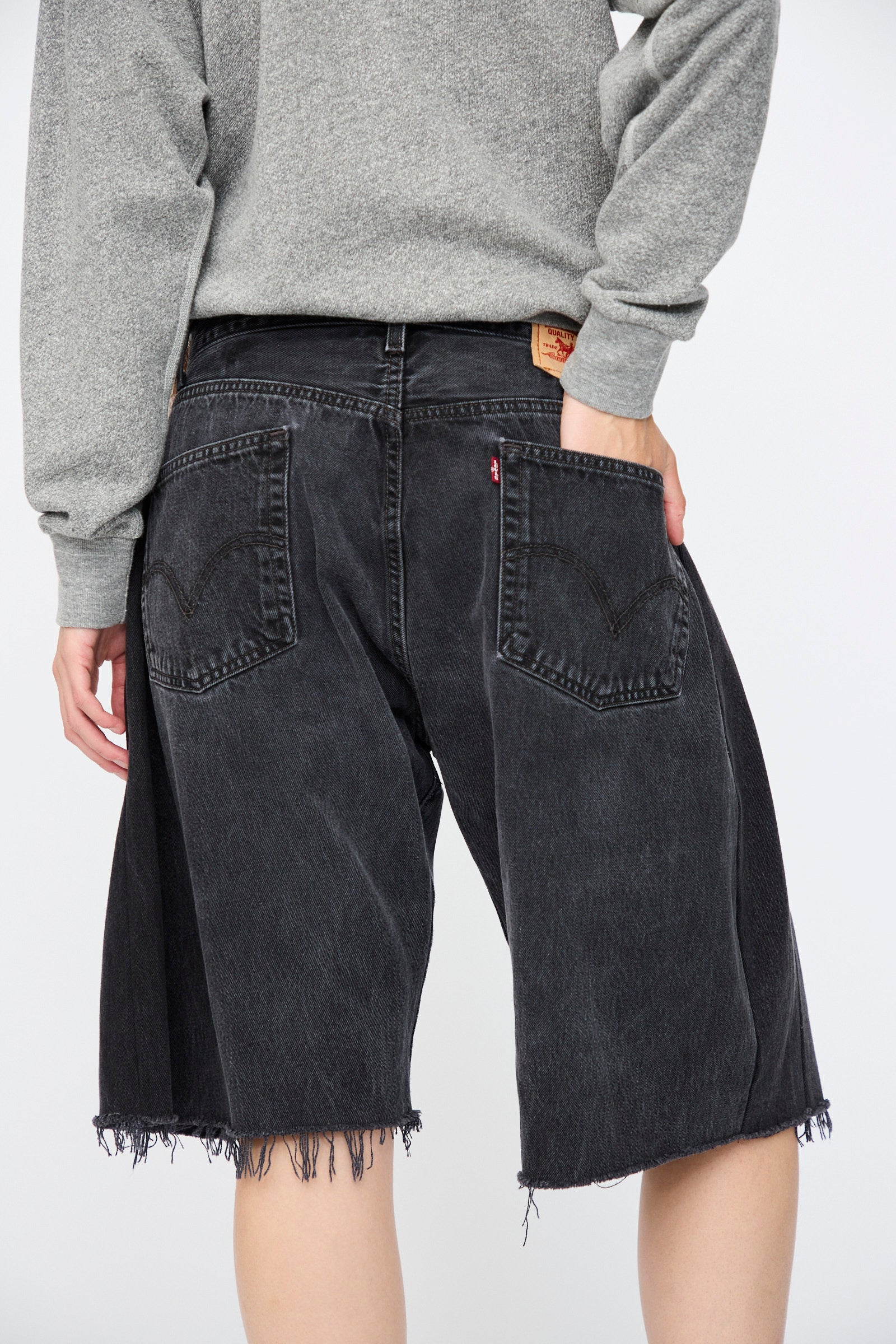 ショートパンツ B SIDES 'Vintage Lasso' Bermuda Shorts B Sides - Vintage Lasso Short in Black | Oroboro Store • New