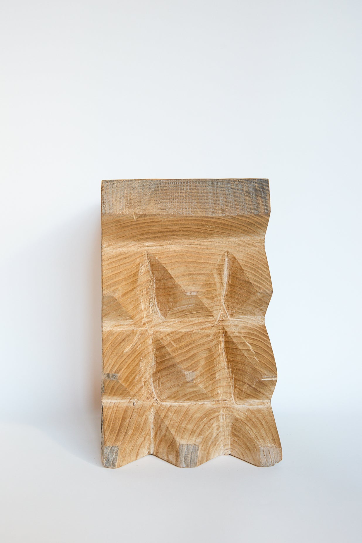 A Cody Brgant Kingston Ash II side table made from Ash tree wood, featuring a unique pattern.