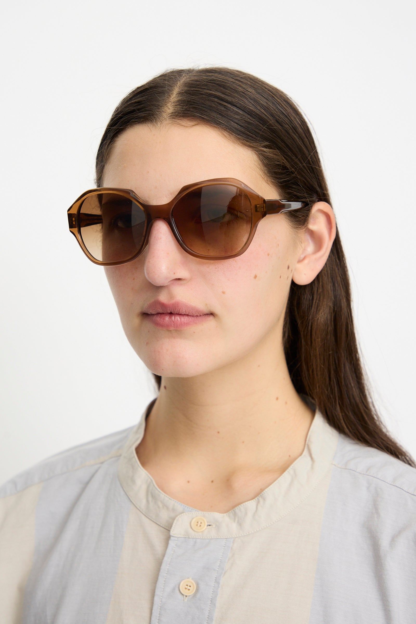 Eva Masaki - 001 Sunglasses in TMG | Oroboro Store • New York, NY