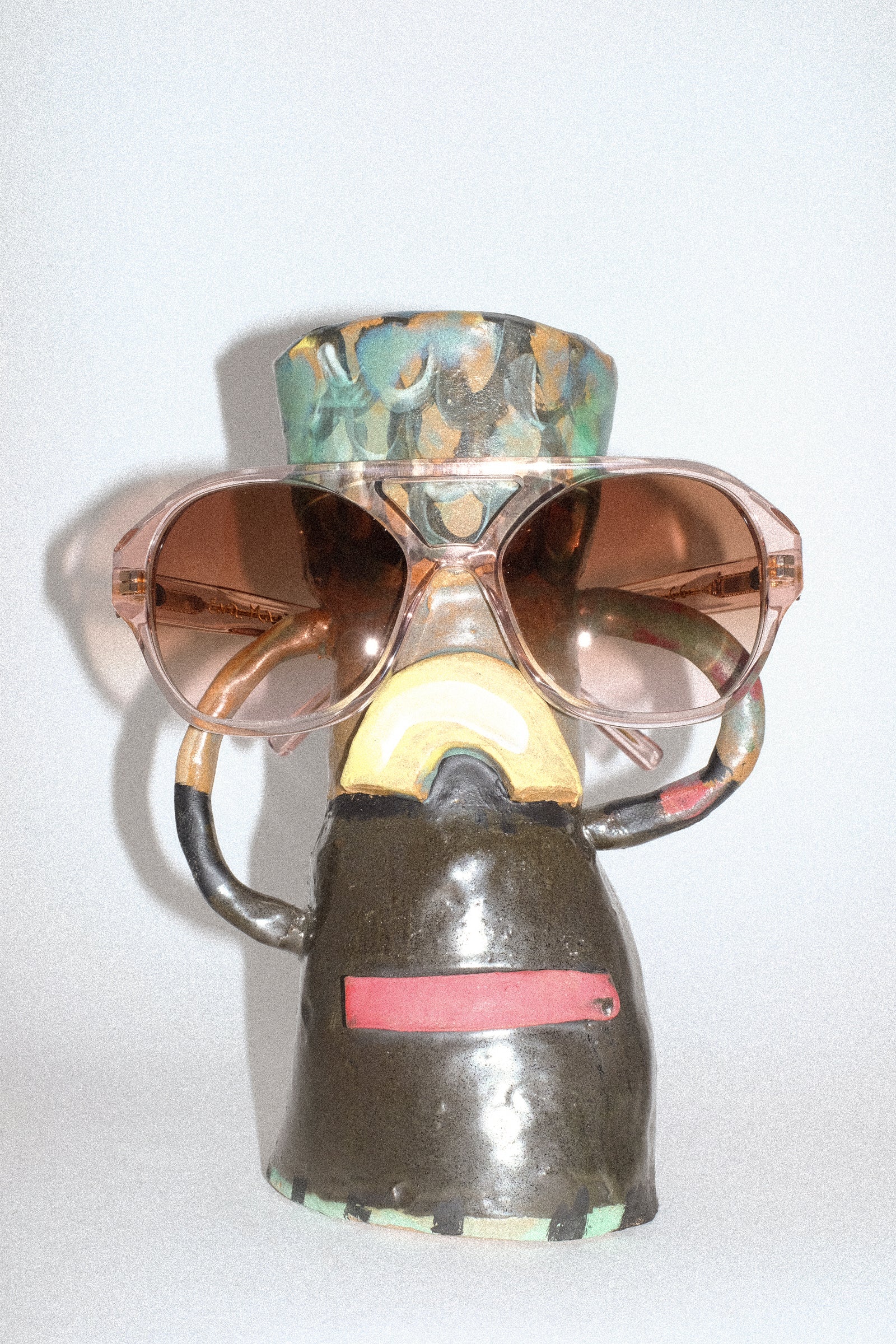 The Eva Masak sunglasses on a Tamar Mogendorff ceramic.