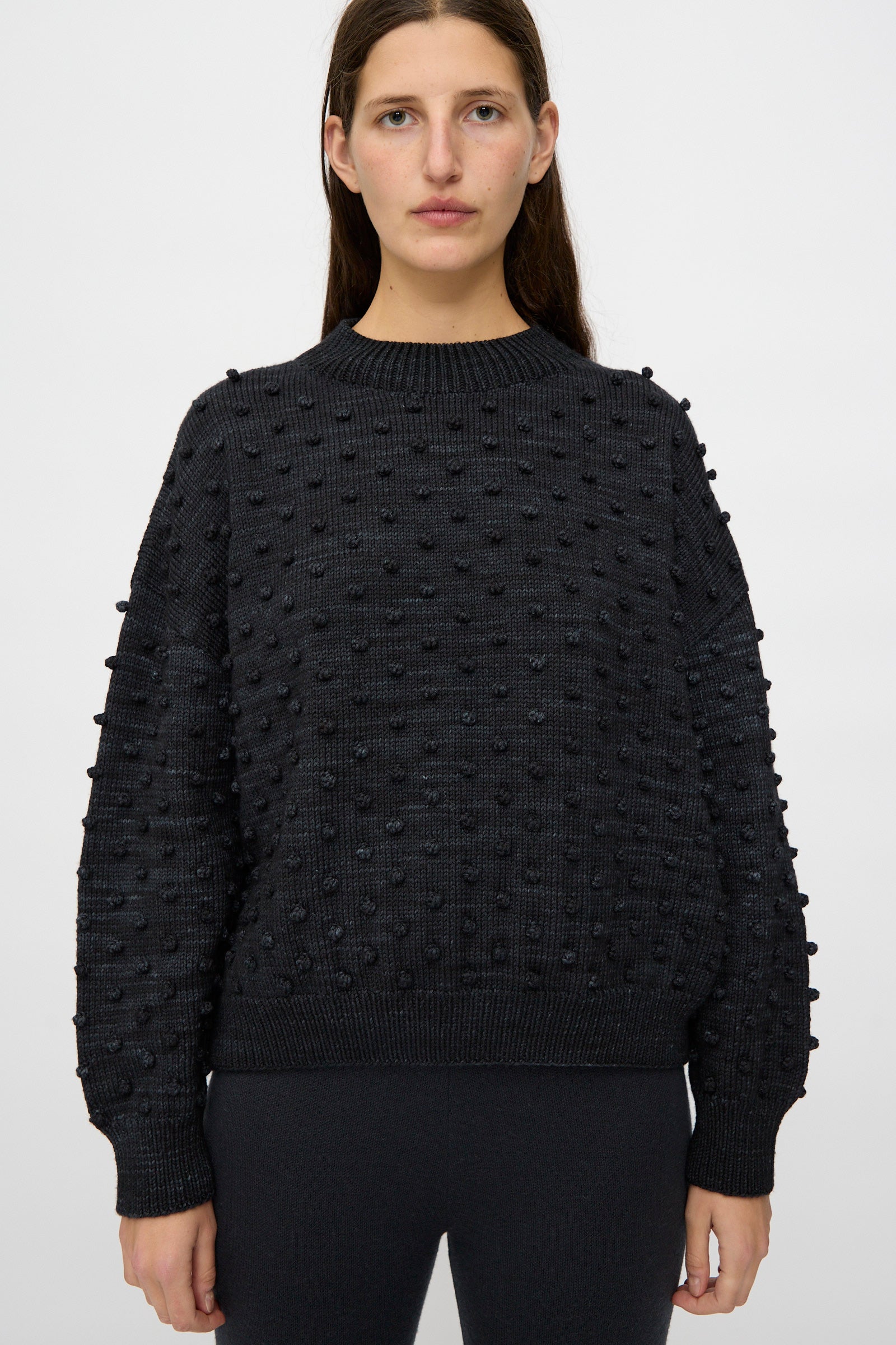 Misha & Puff - Original Popcorn Sweater in Carbon | Oroboro Store