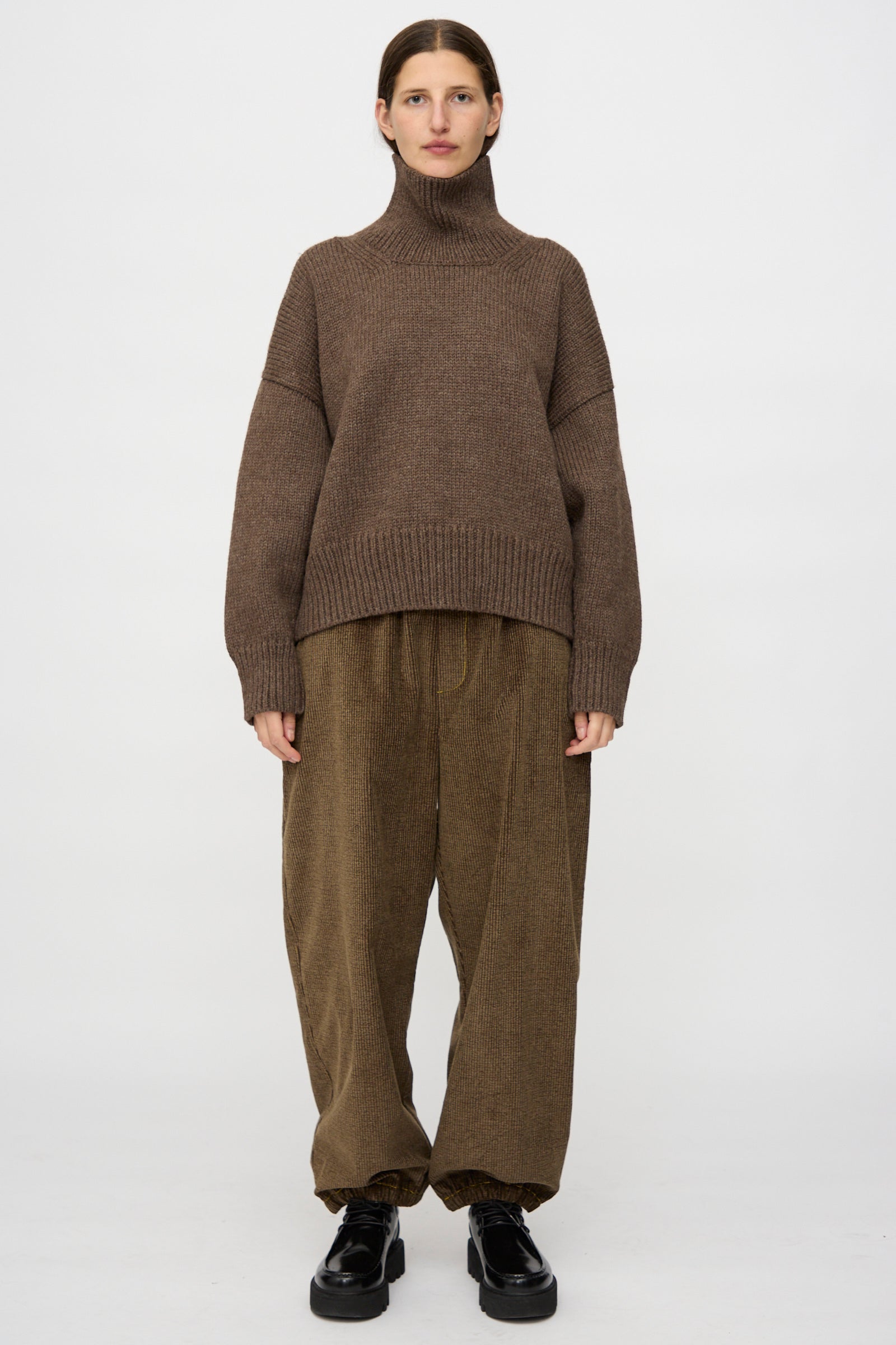 Misha & Puff - Turtleneck Sweater in Oak | Oroboro Store | Misha