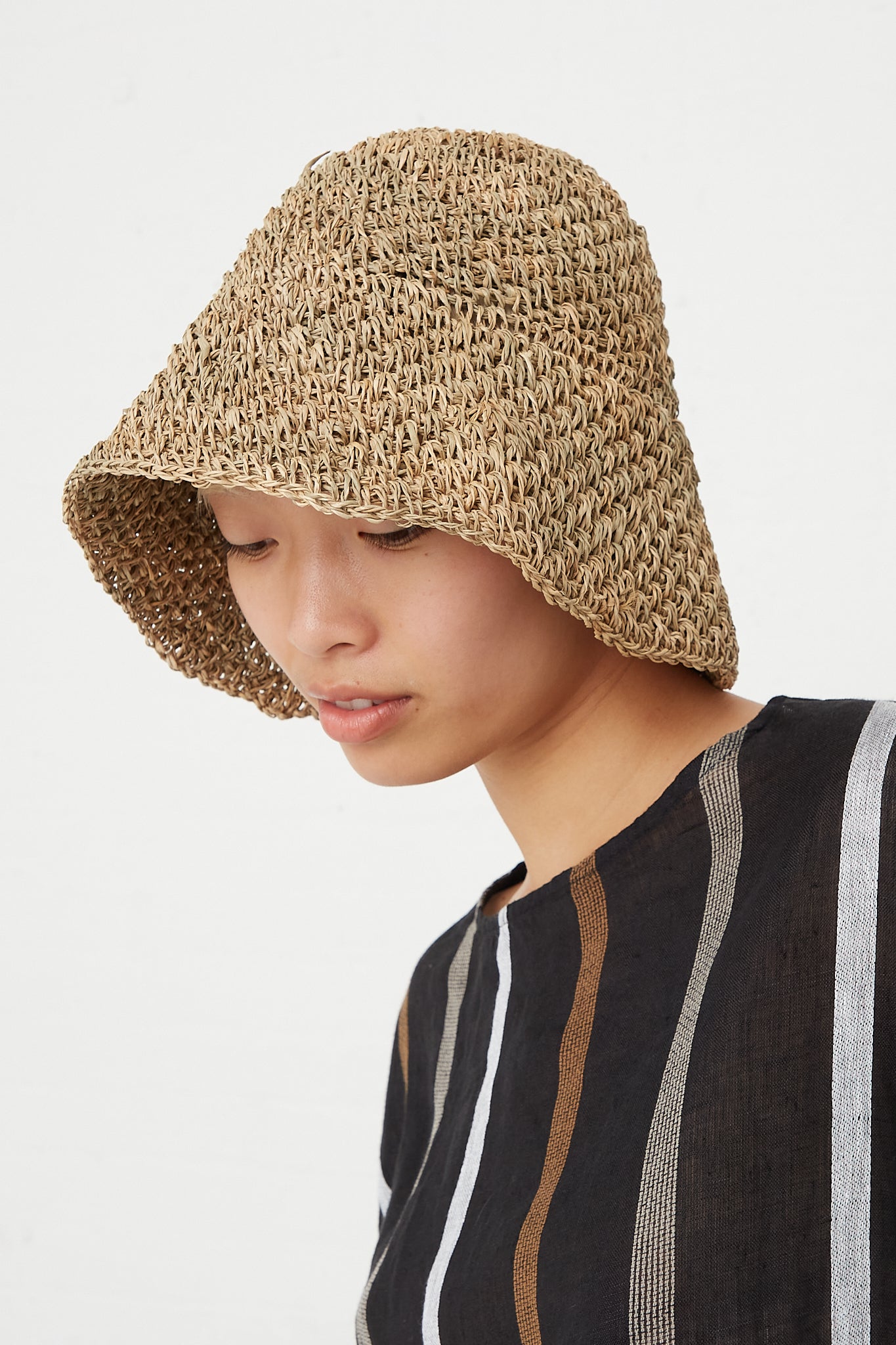 Clyde - Opia Hat in Seagrass front view