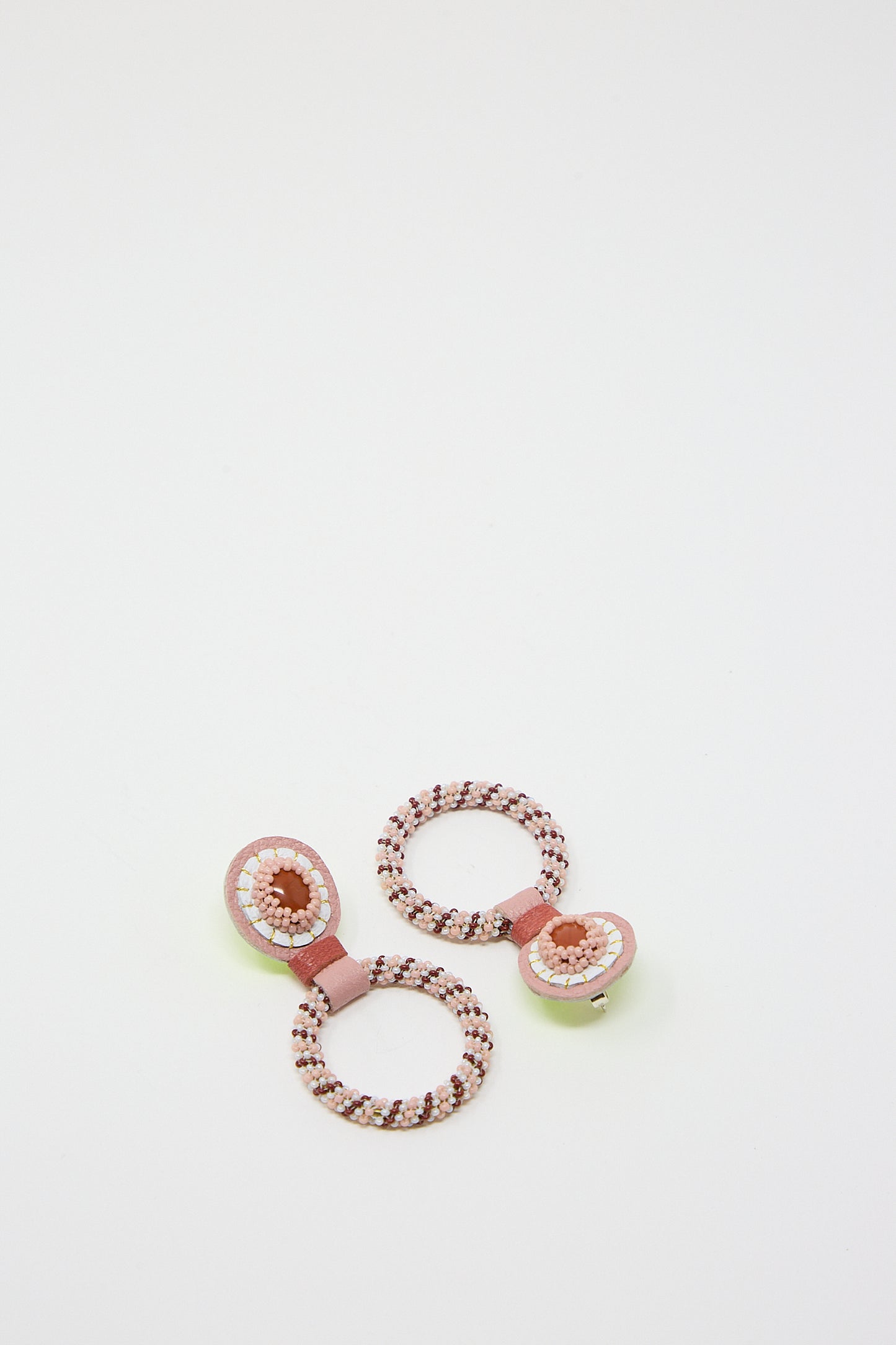 Beaded bracelets with Red Jasper stones from Robin Mollicone on a white background.