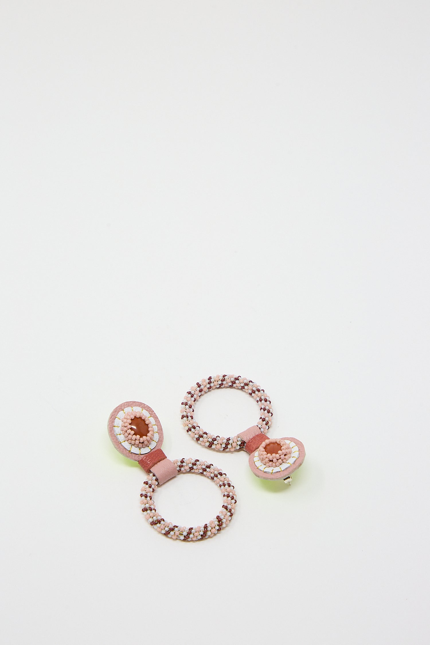 Beaded bracelets with Red Jasper stones from Robin Mollicone on a white background.