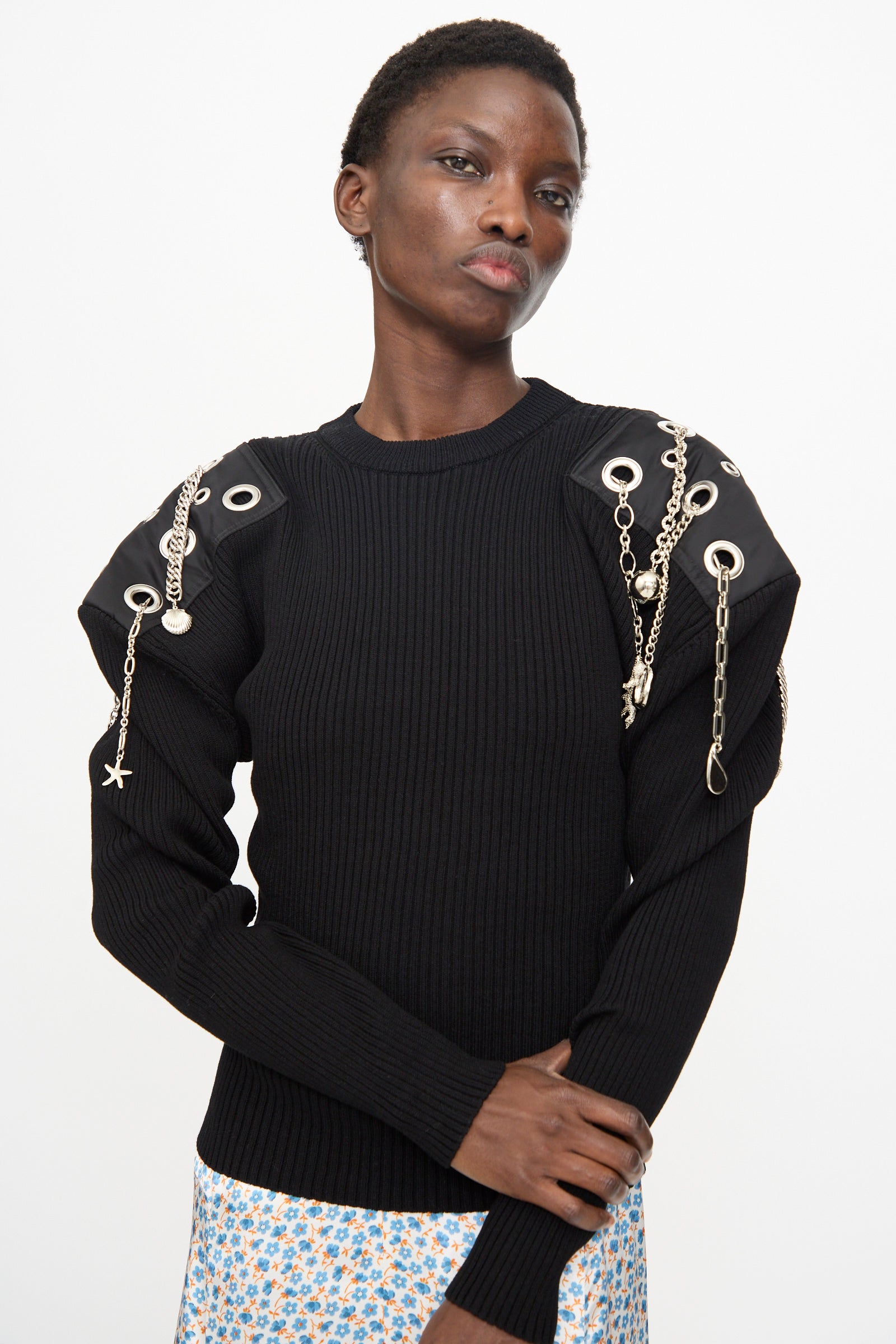 TOGA ARCHIVES ニット Future Present - TOGA ARCHIVES | Sheer High Neck Knit