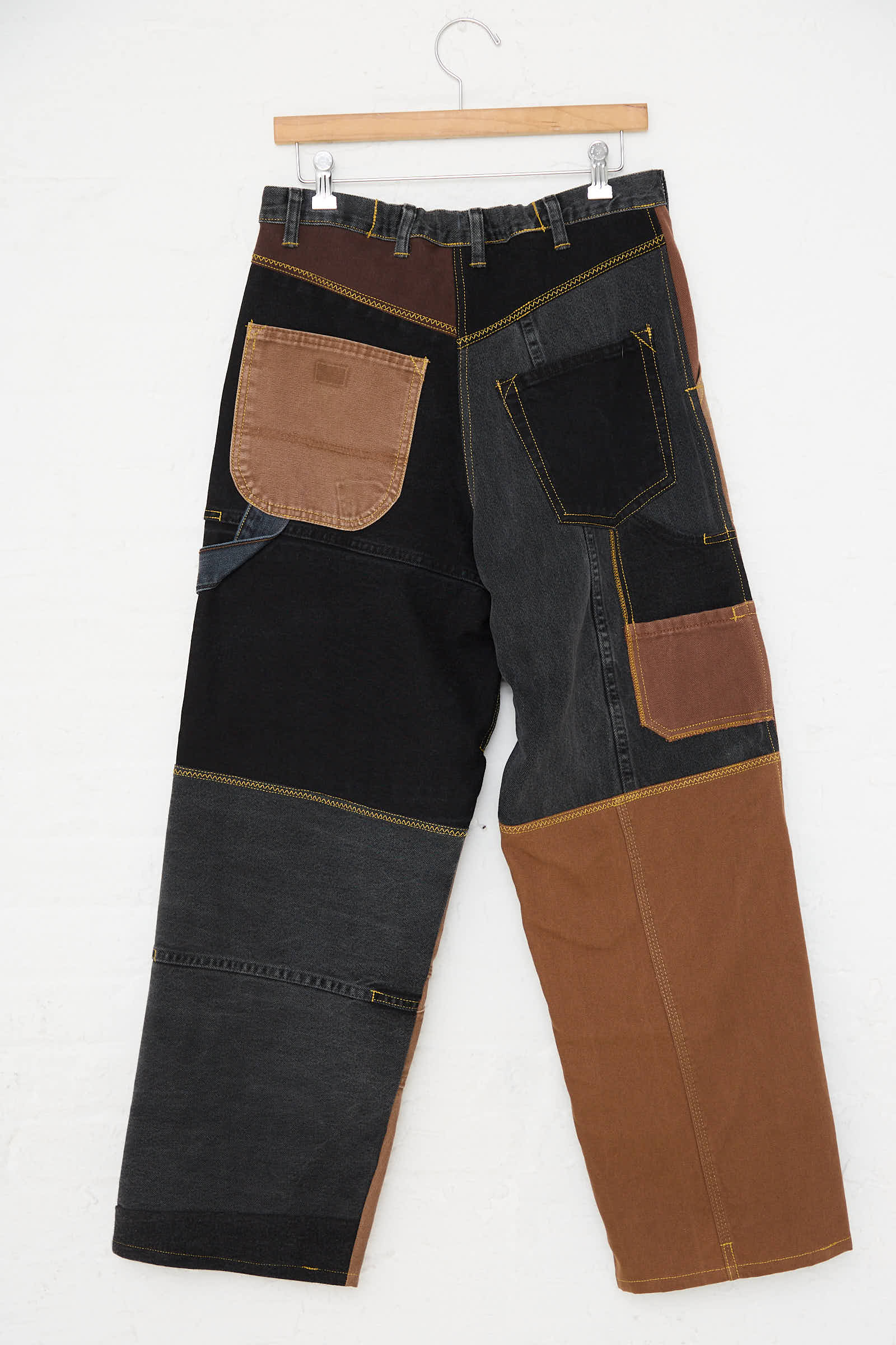 Reworked Jeans in Black and Brown II