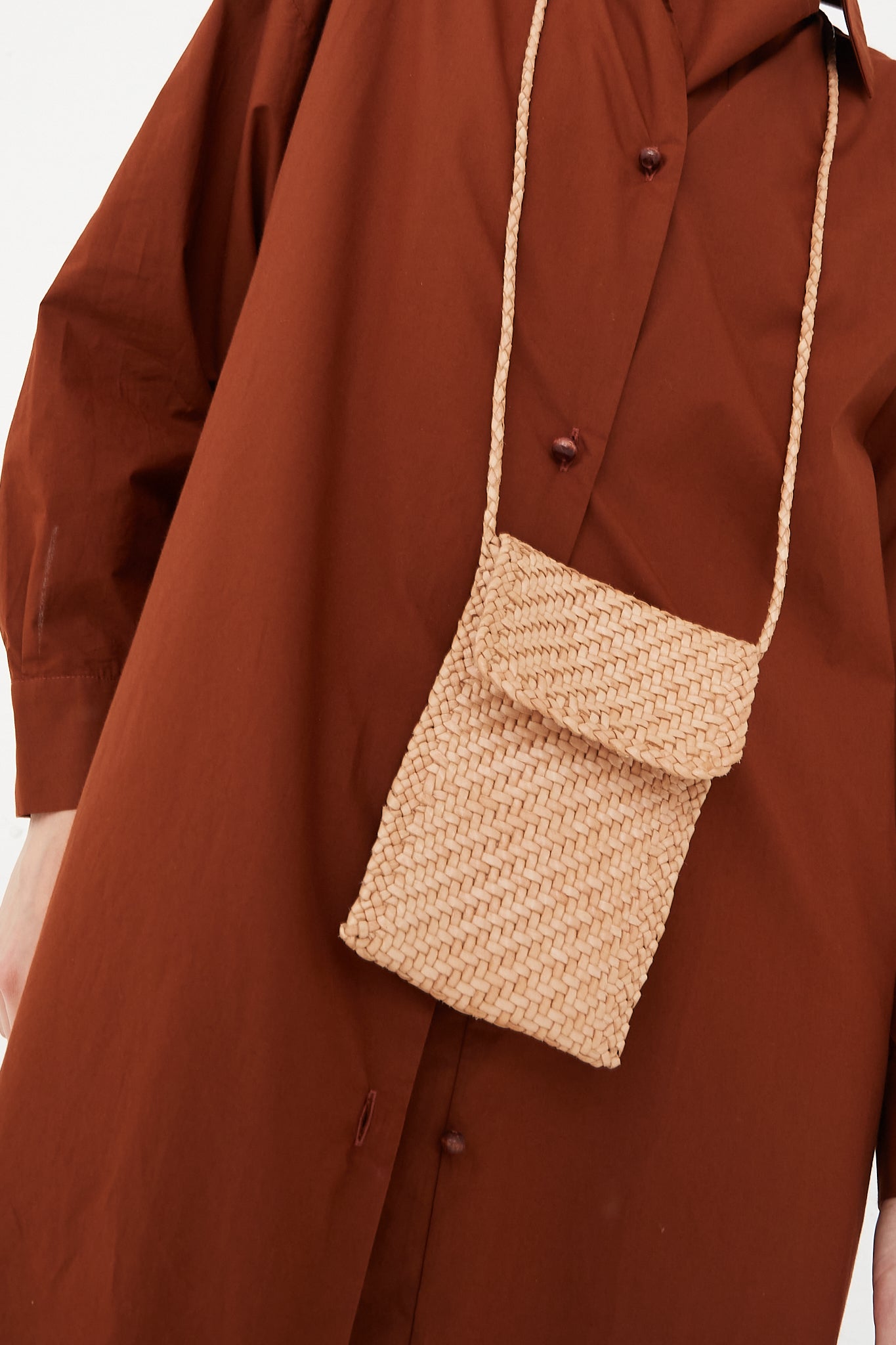 Dragon Diffusion - Crossbody Phone Bag in Natural