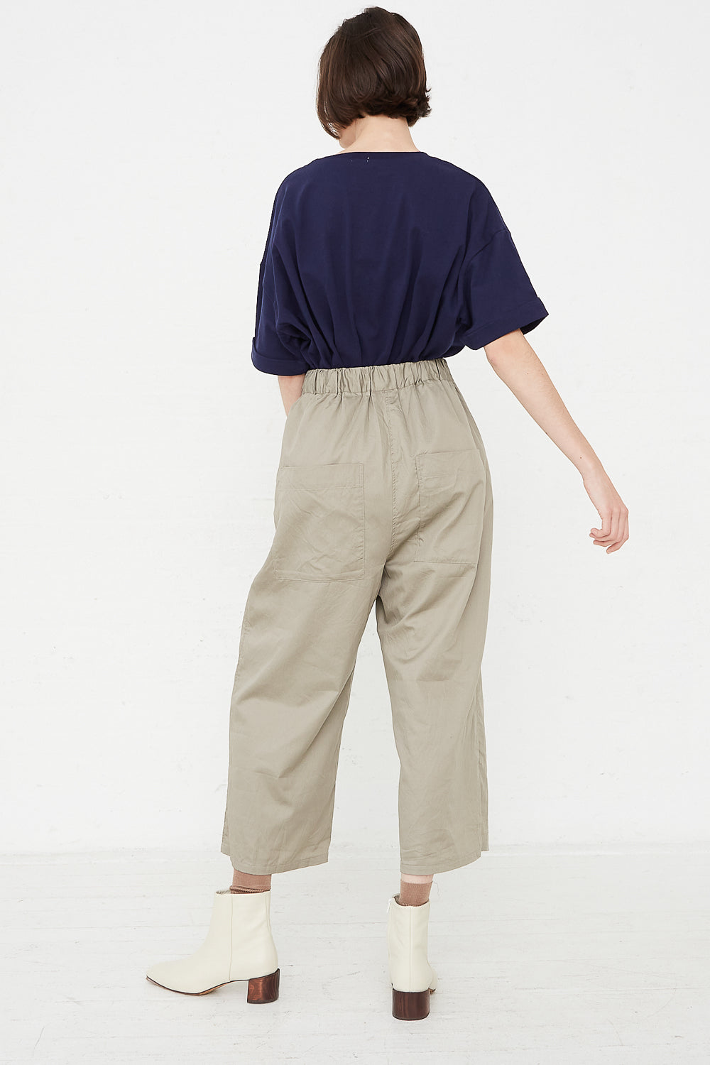 Ichi - Pant in Greige back view