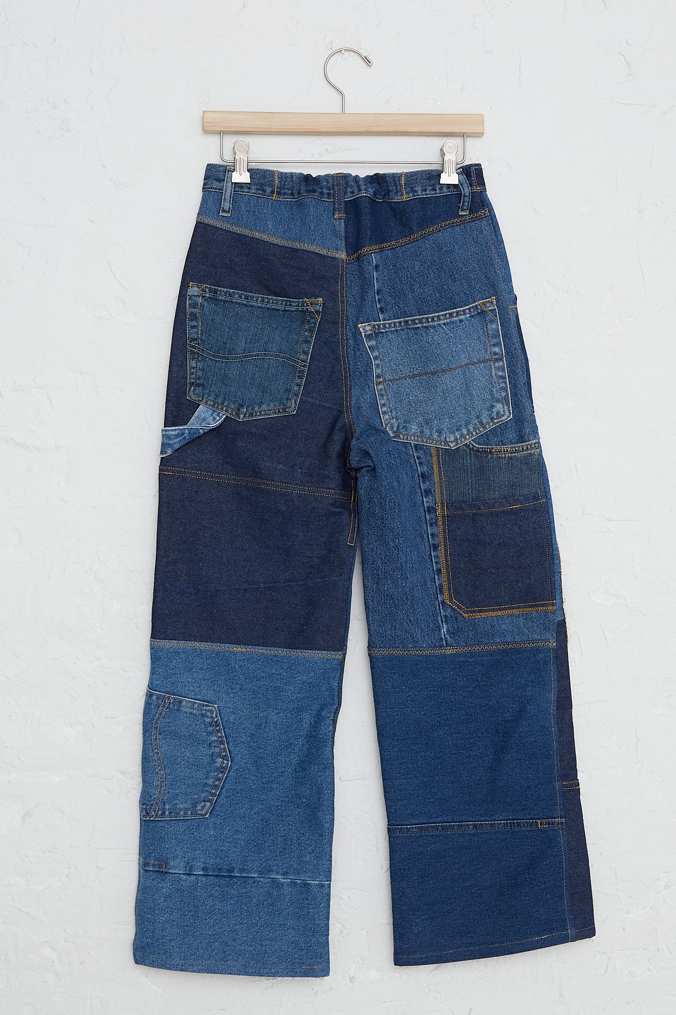 WildRootz - Reworked Jeans in Blue Variation B  - S back view