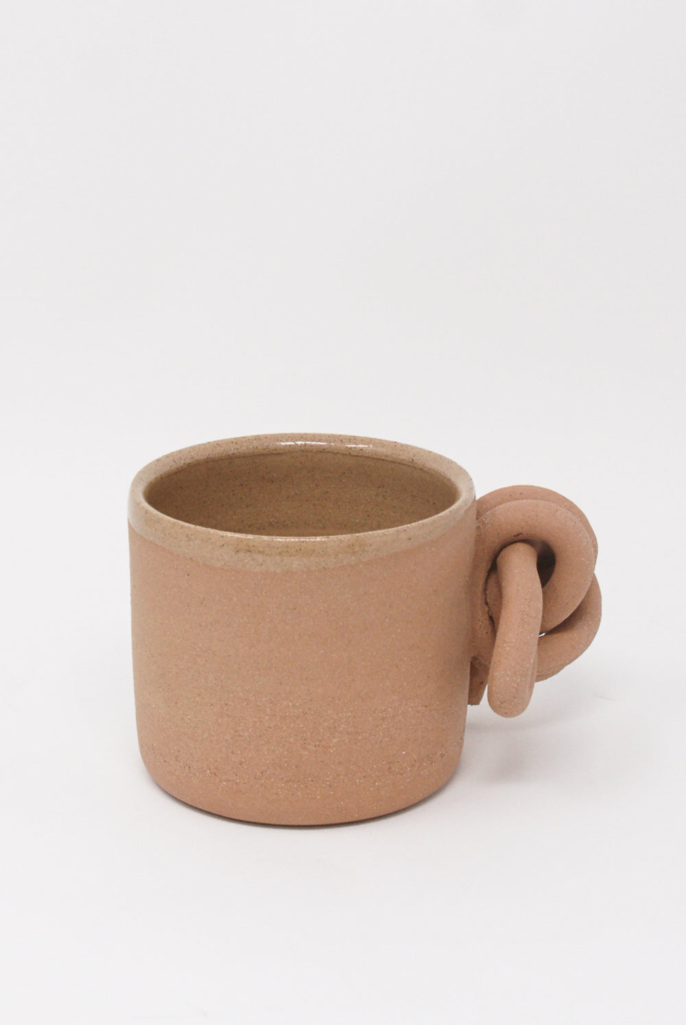 Lost Quarry - Overhand Knot Mug in Terracotta side view