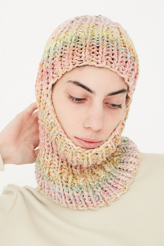 CLYDE Wool Balaclava in Snapdragon - Oroboro Store