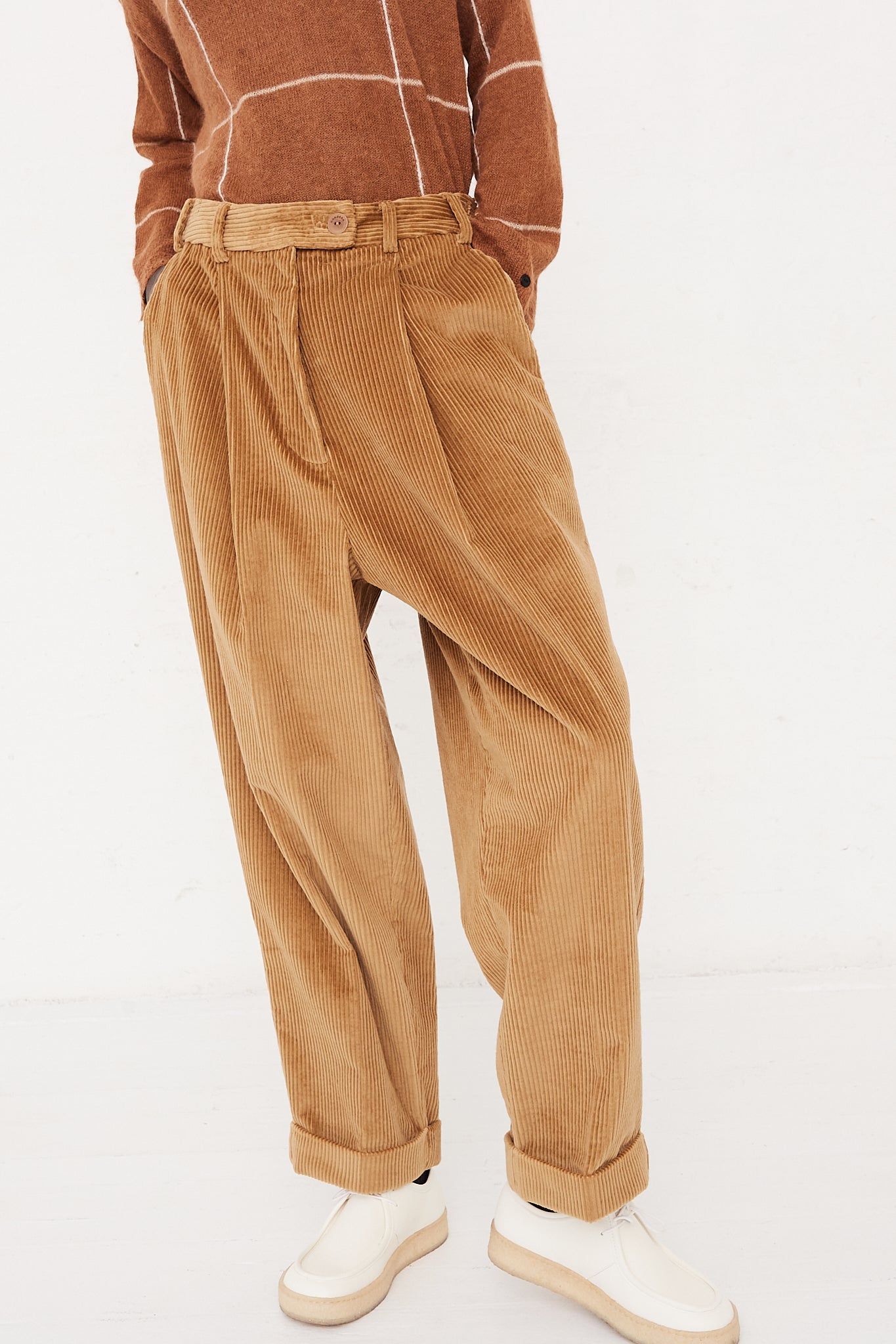 Masculine Pant in Miel