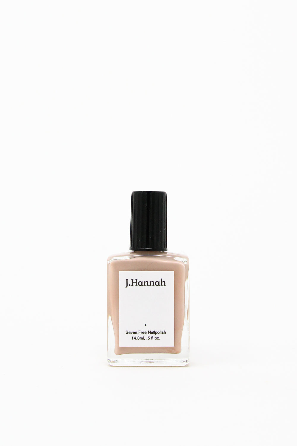 A bottle of J Hannah Agnes nail polish on a white background.