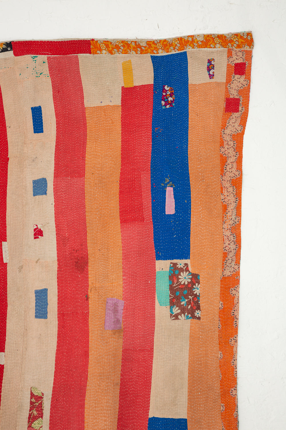 Travel Find - One of a Kind Kantha Quilt in Multi III