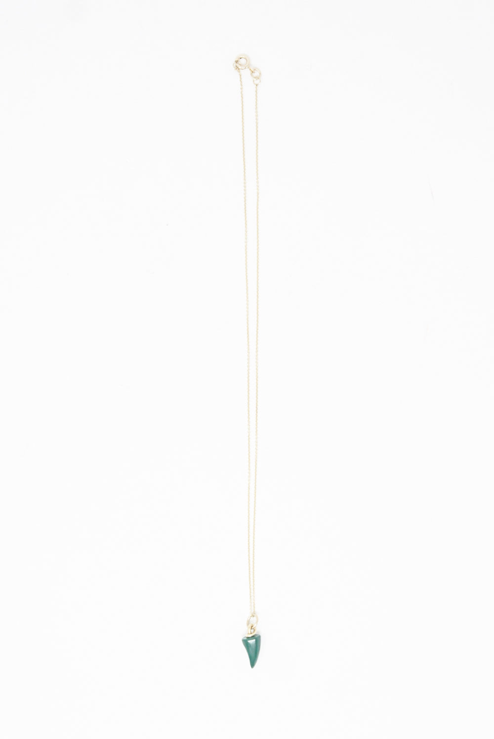 Tara Turner - Mini Malachite Tusk Necklace