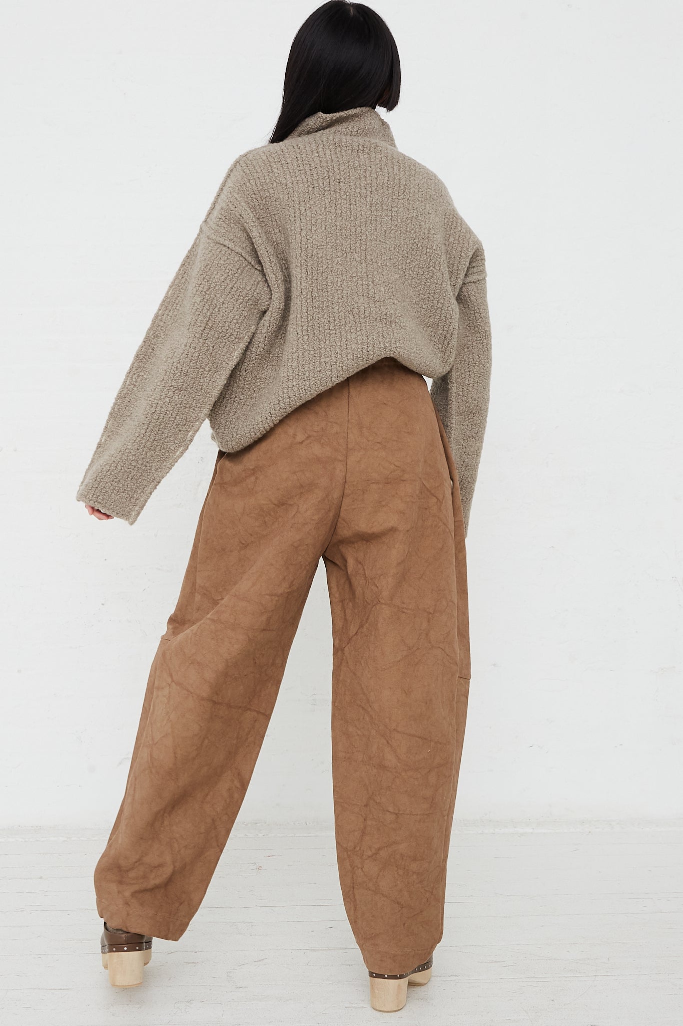 Relaxed Fit Canvas Pant by Lauren Manoogian for Oroboro Back