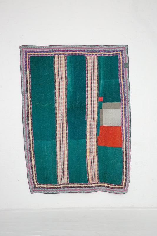 Travel Find - One of a Kind Kantha Quilt in Multi II