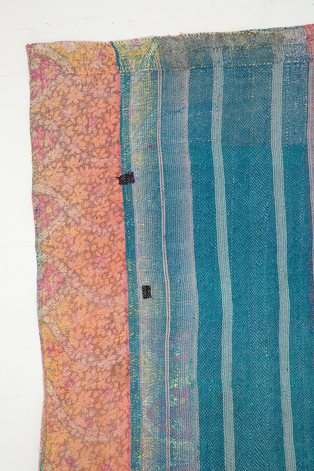 Travel Find - One of a Kind Kantha Quilt in Multi V