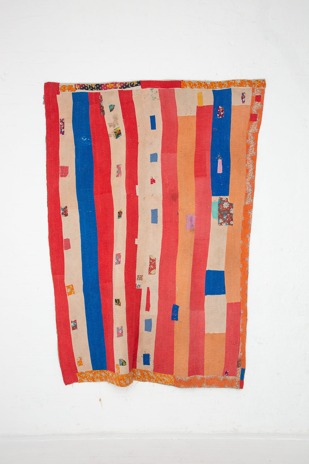 Travel Find - One of a Kind Kantha Quilt in Multi III