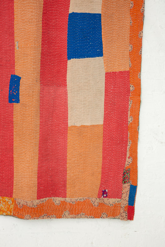 Travel Find - One of a Kind Kantha Quilt in Multi III