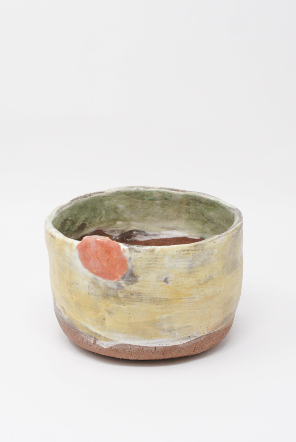 Shino Takeda - Medium Planter in Yellow