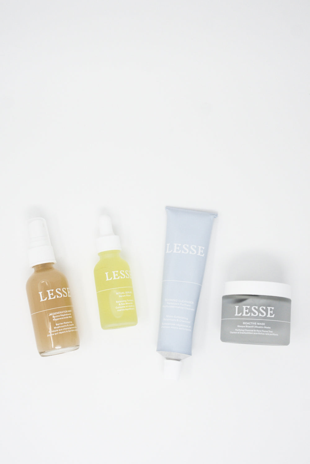 Lesse skincare all product view