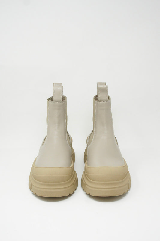 Sofie D'Hoore's Nappa Leather Fabulous Boot in Sahara on a white background.
