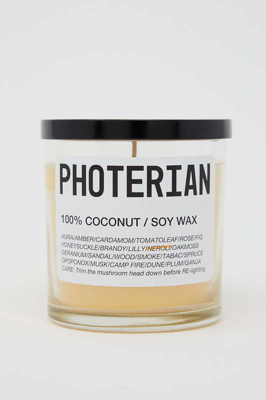 A Votive Coconut Soy Candle in Neroli Orange Blossom Flower from Photerian.