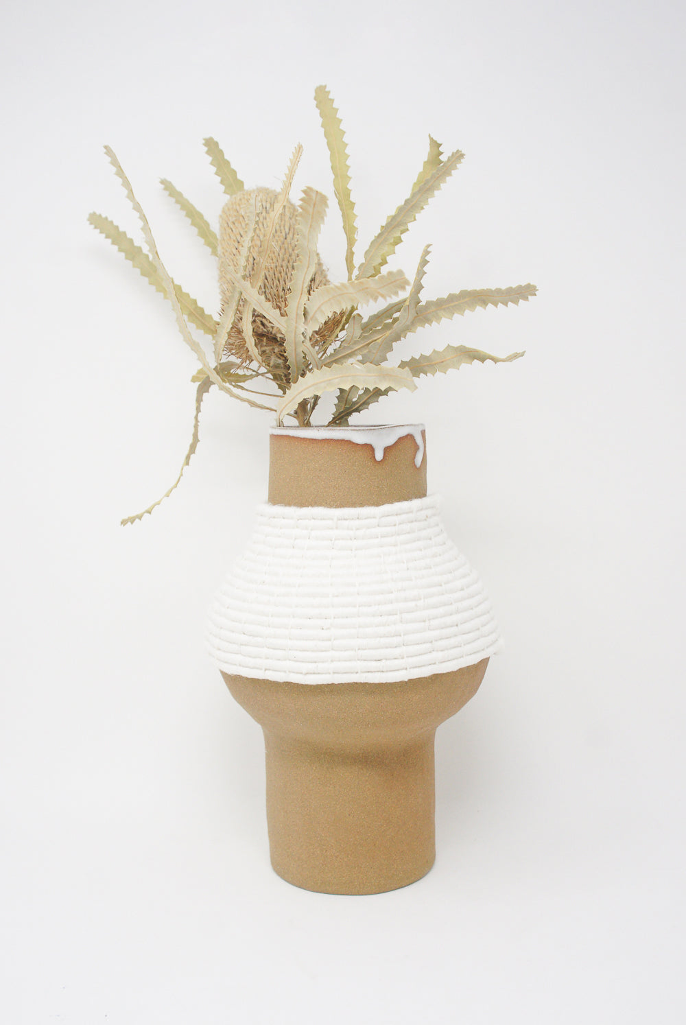 Karen Tinney Vessel #724 in Natural/White