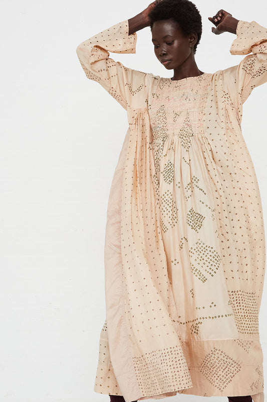 Long Sleeve Silk Dress by Injiri for Oroboro Front
