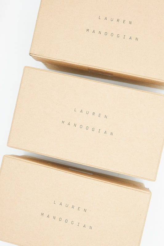 Lauren Hansogian specializes in packaging design with a focus on intricate rib finish details. She excels in creating eye-catching designs for various products, including the popular Alpaca and Wool Tall Sock Set in Mix by Lauren Manoogian. With her