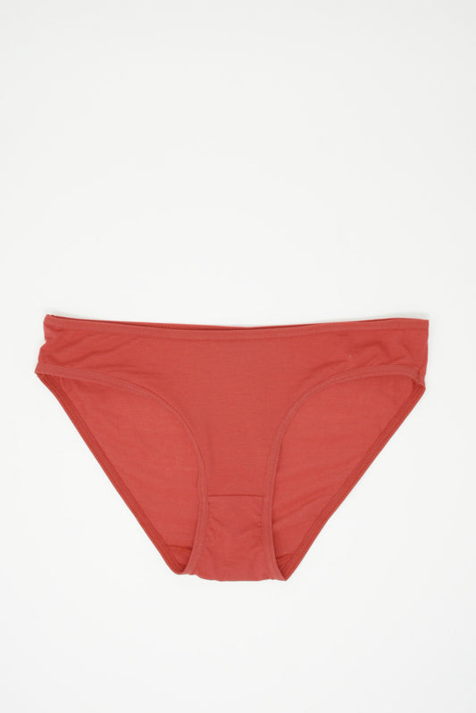 BASERANGE Bell Pant in Dio Red - Oroboro Store | Front of Brief