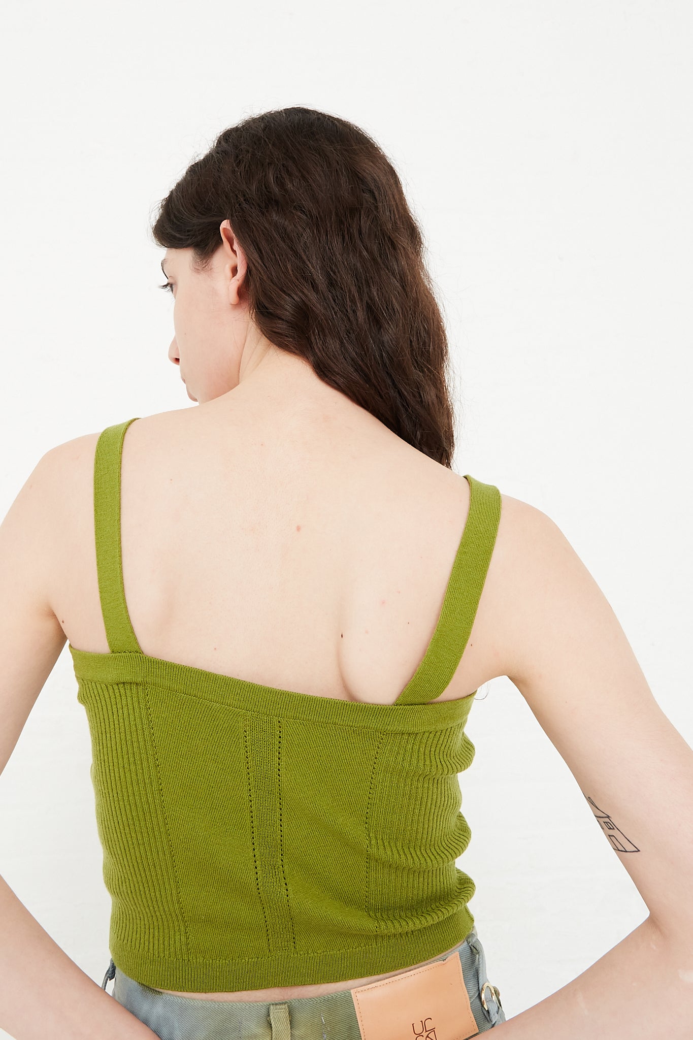Ulla Johnson Giselle Top in Willow back view