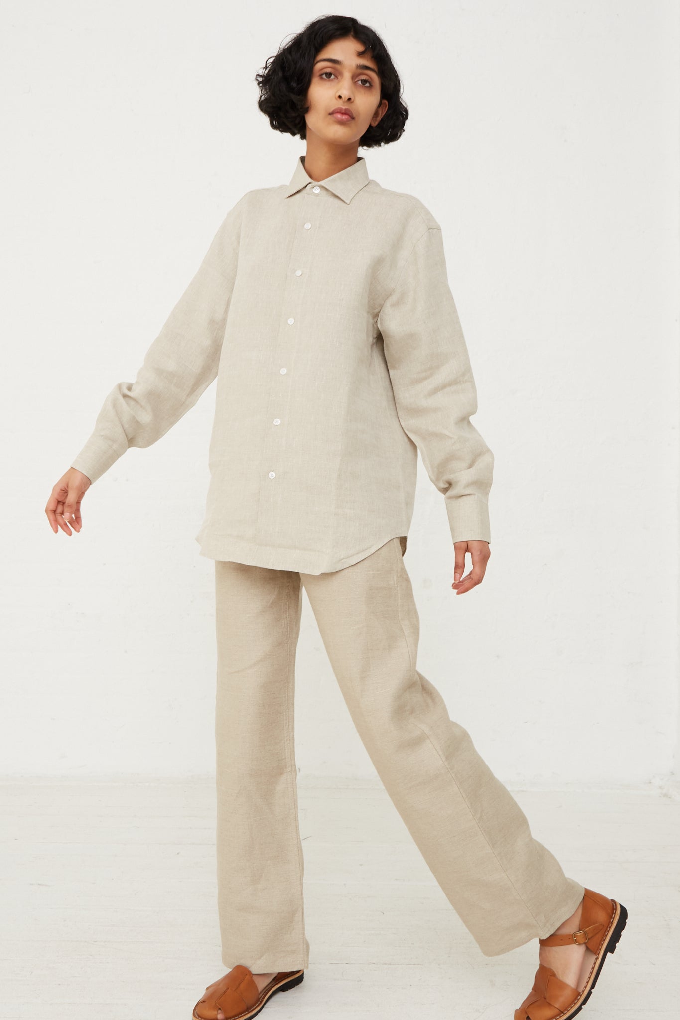 人気商品の baserange Cotton Ole Pants Undyed - jomaze.pt