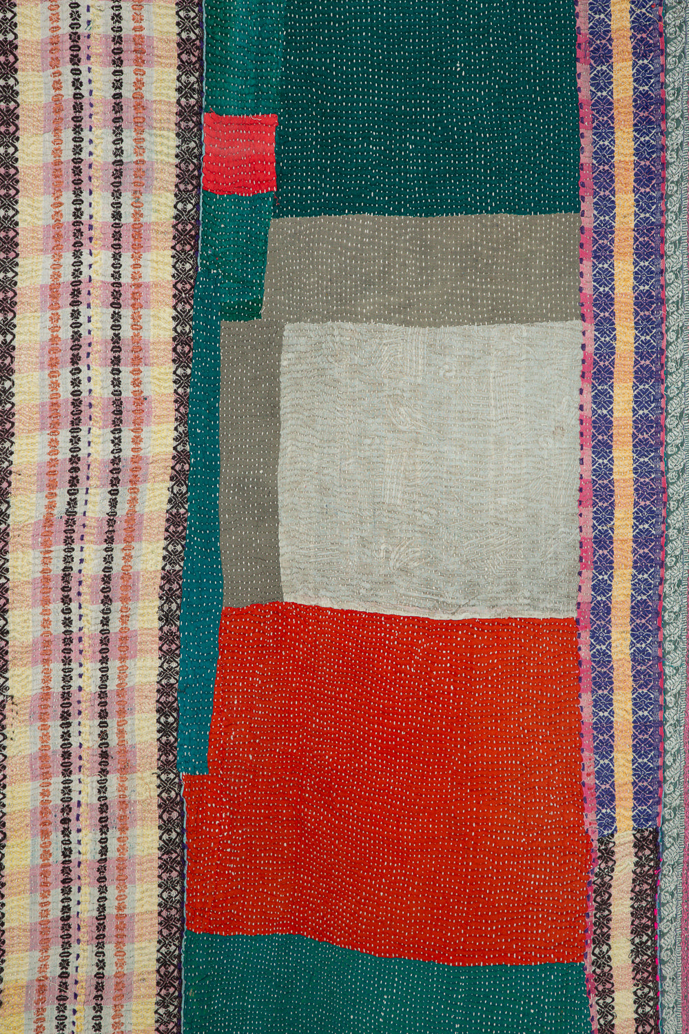 Travel Find - One of a Kind Kantha Quilt in Multi II