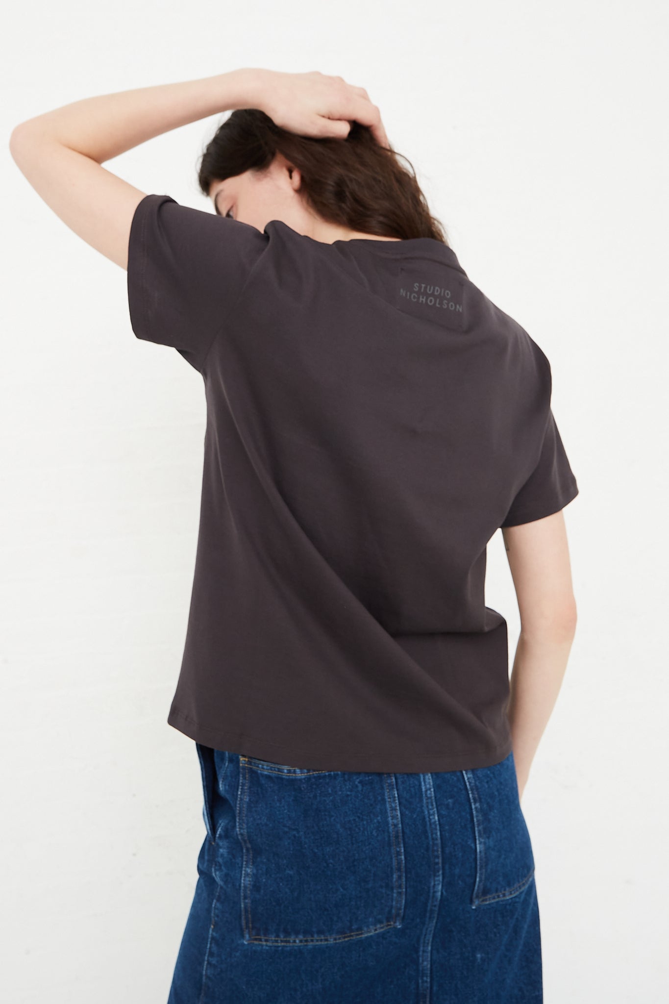 Studio Nicholson Marine Tee in Rye back