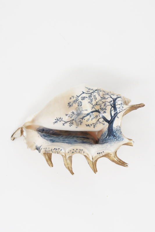 Alyssa Goodman - Hand Painted Shell in Musician top view