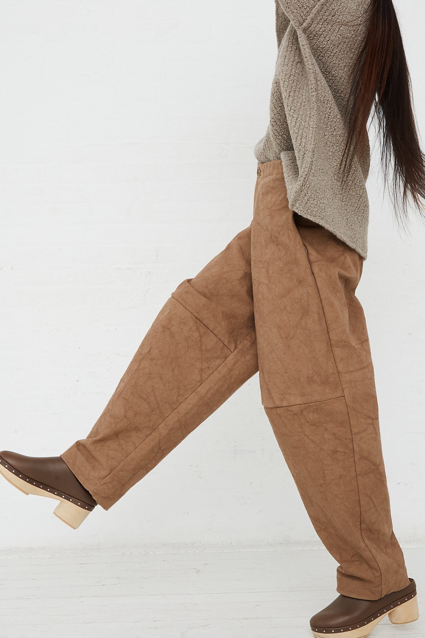 Relaxed Fit Canvas Pant by Lauren Manoogian for Oroboro Side