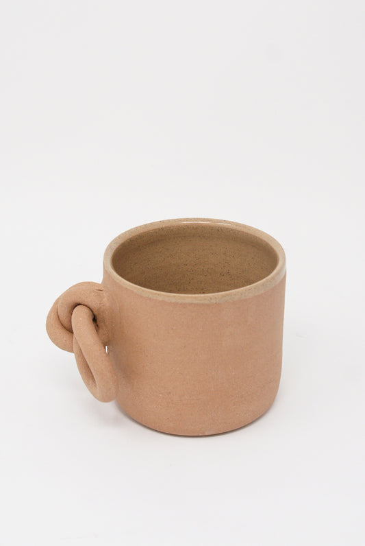 Lost Quarry - Bow Knot Mug in Terracotta side view